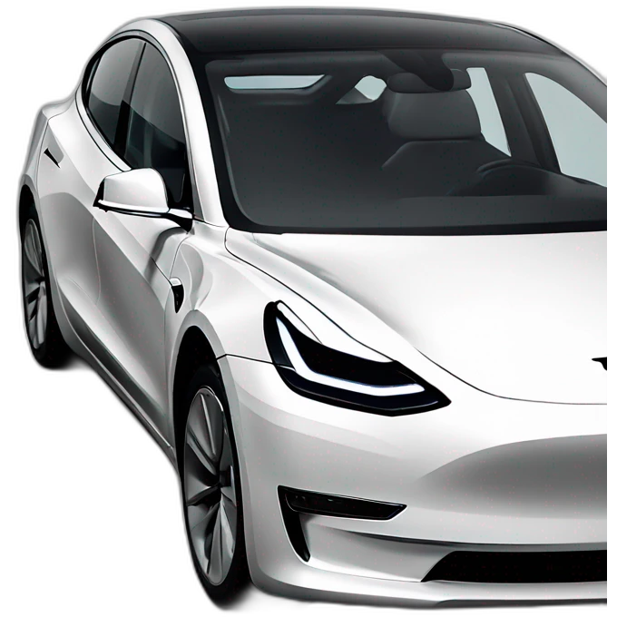 tesla model 3 emoji