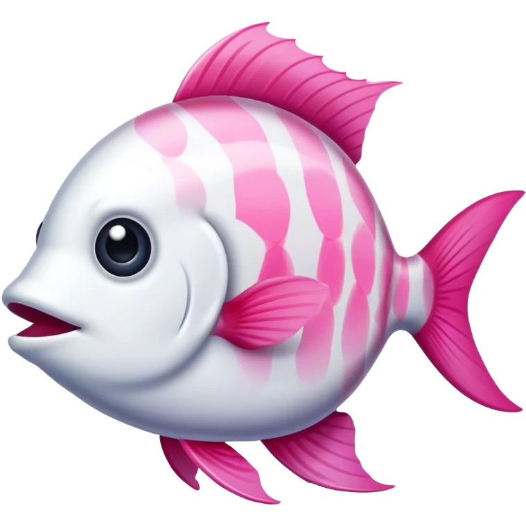 white pink-fish emoji