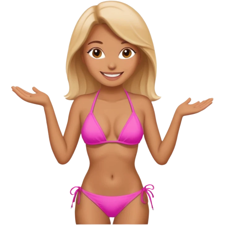 Fille sexy en maillot de bain  emoji