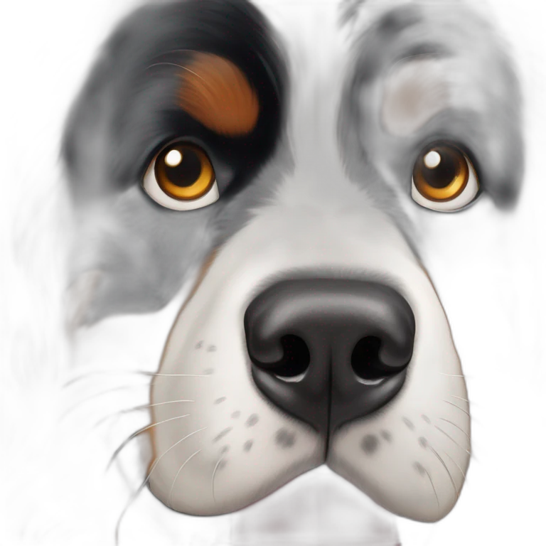 Bernese Mountain Dog emoji