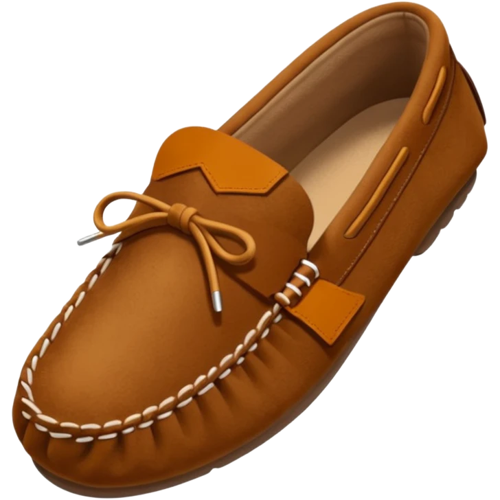 Women’s moccasins on a foot emoji