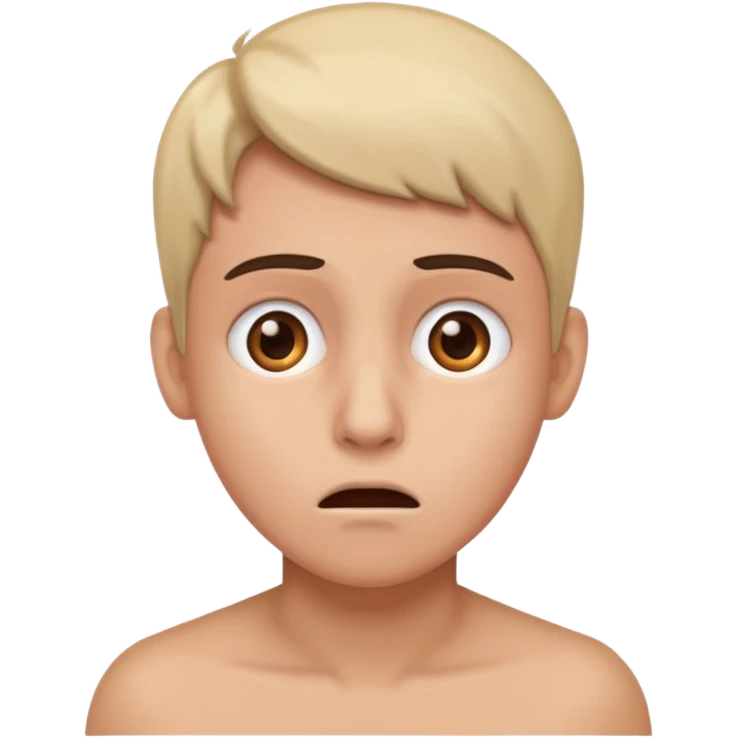Someone scared looking on his left emoji