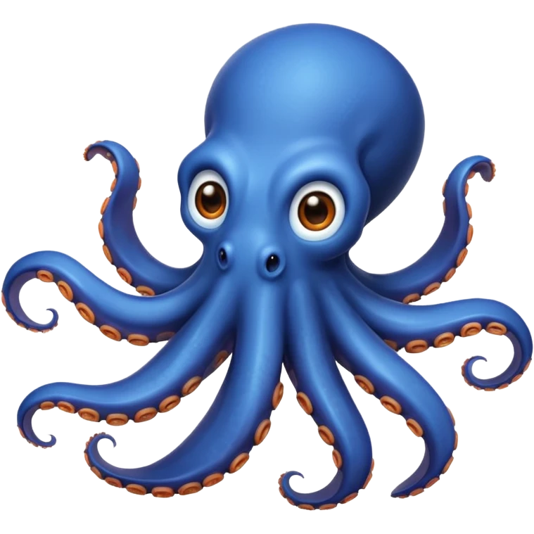 Octapus in blue color  emoji