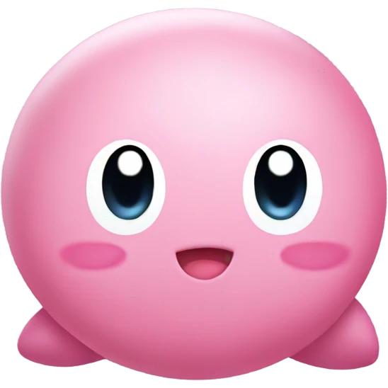 Cute kawaii Kirby emoji