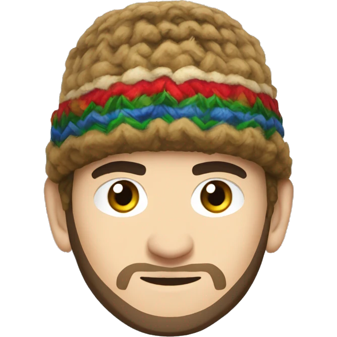 khabib nurmagomedov in papakha hat emoji