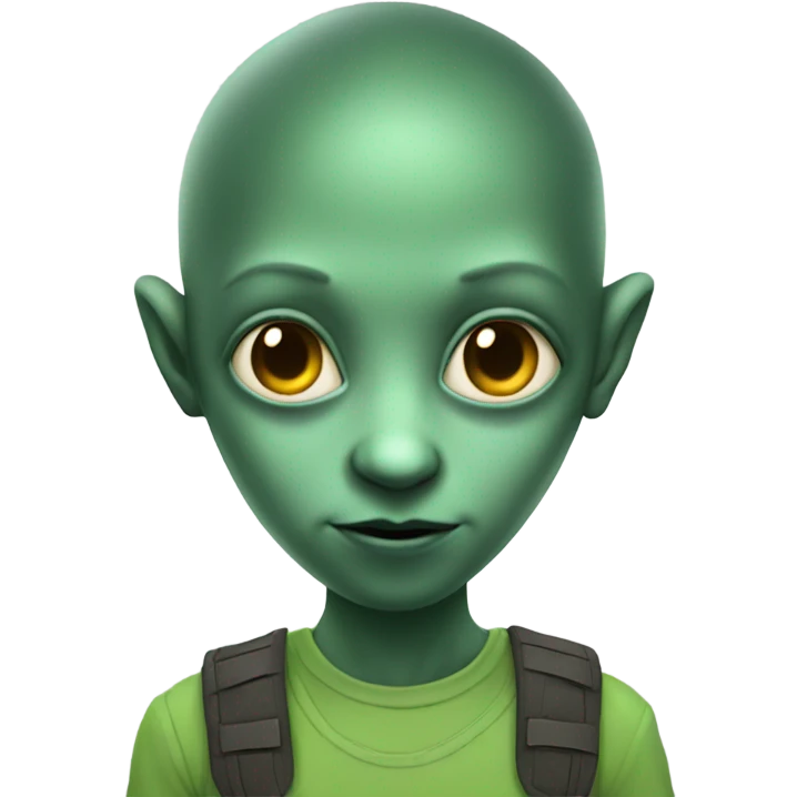kid alien emoji