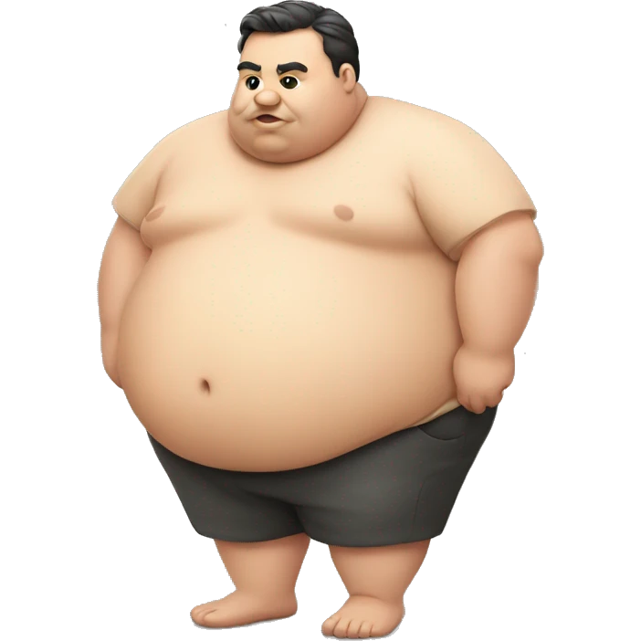 fat with bow emoji