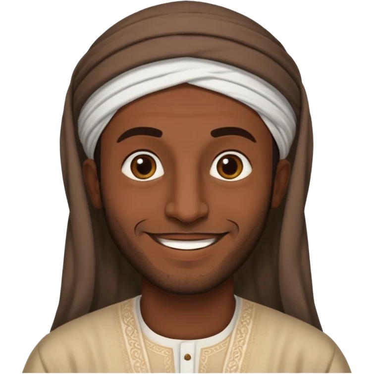 Arabic man says asalmau aliukum emoji