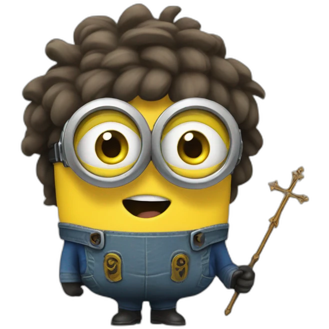 minion swearing allegiance to God of religion of peace emoji