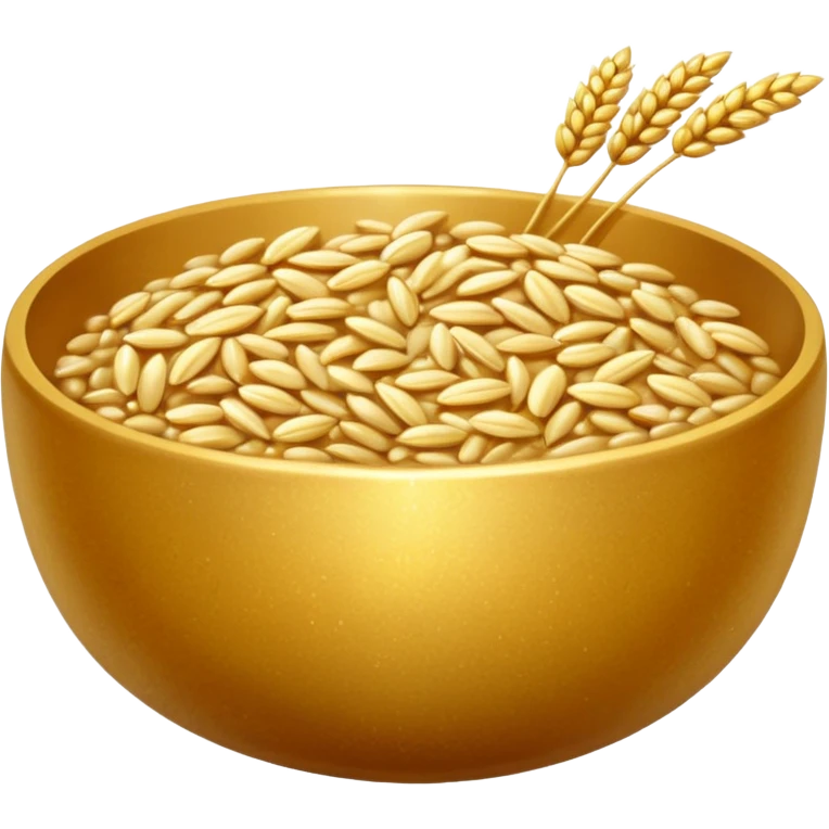 barley in bowl emoji