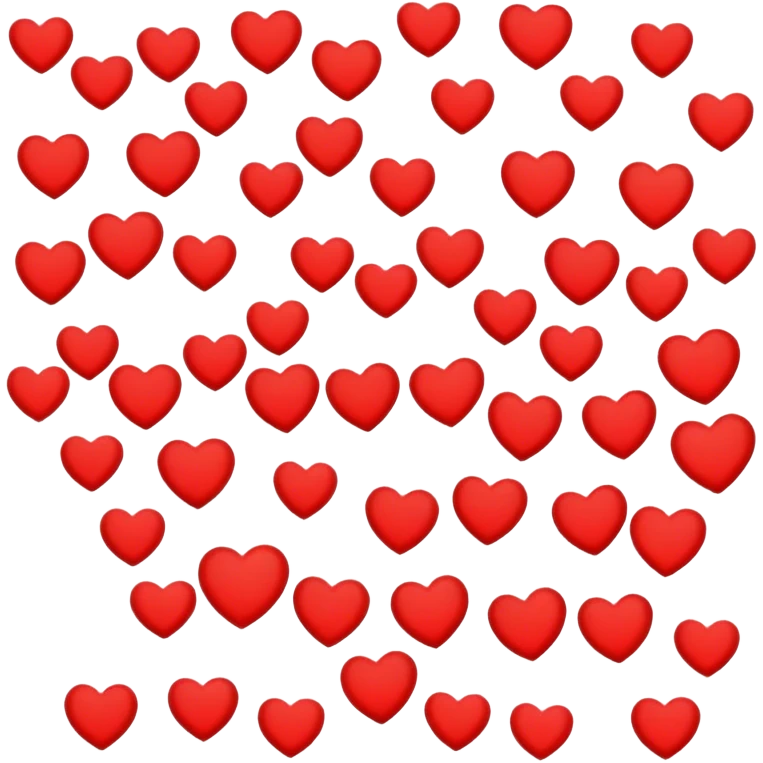 Emoji du Congo avec des cœurs emoji