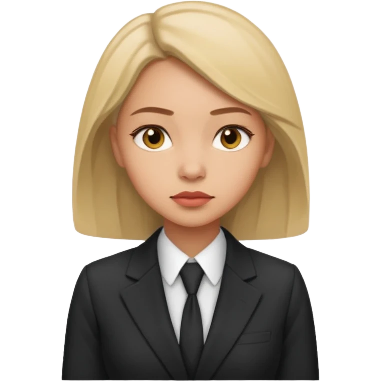the woman in suits thinks about a lot of people emoji
