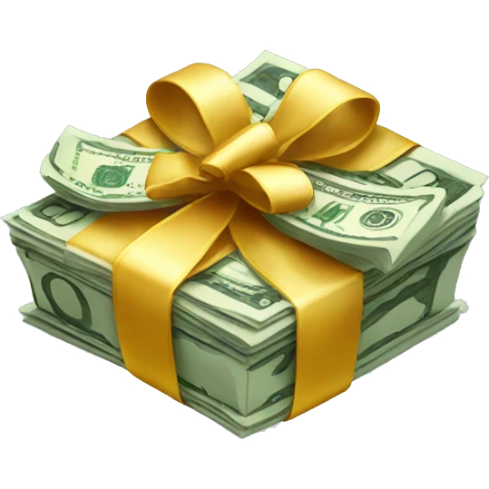 Money as a gift  emoji