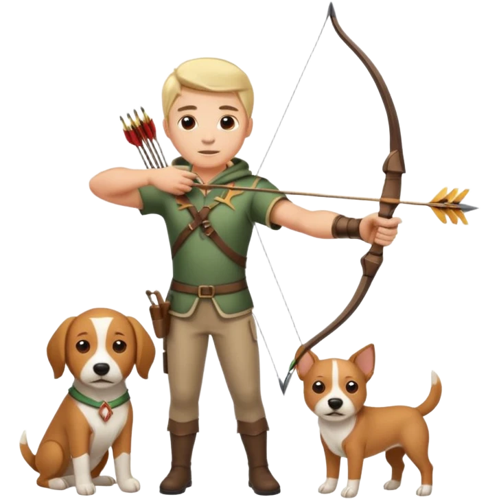 un archer avec un pets  emoji