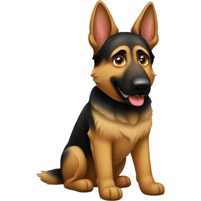 german shepherd  emoji