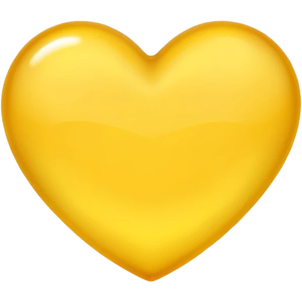 yellow Brilliant heart emoji