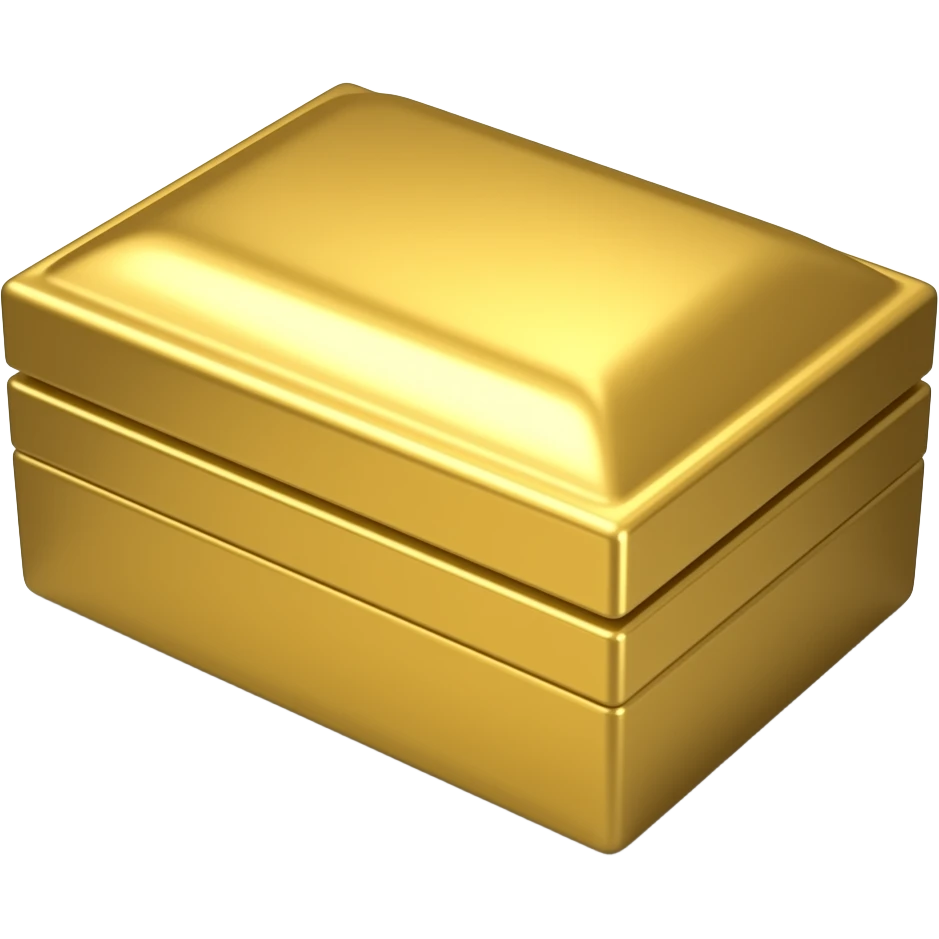 gold porcelain box emoji