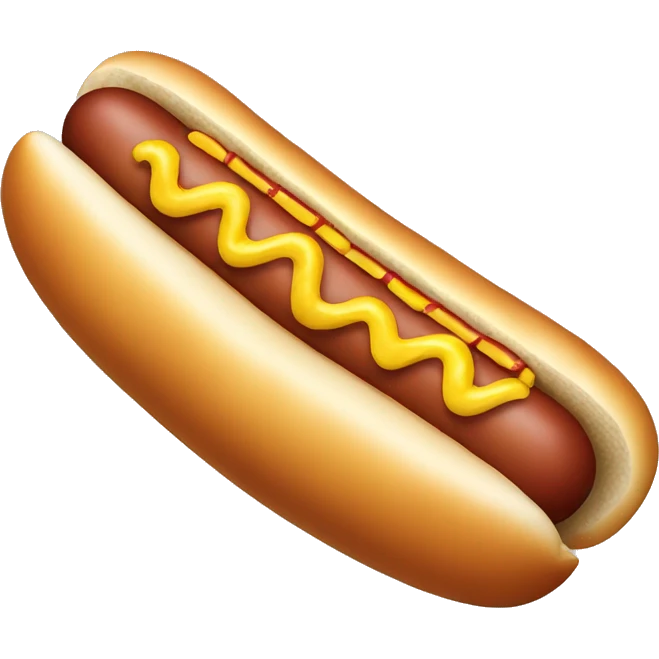 Big fat hot dog emoji