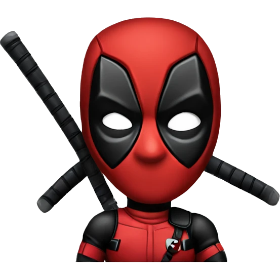 Cute deadpool  emoji