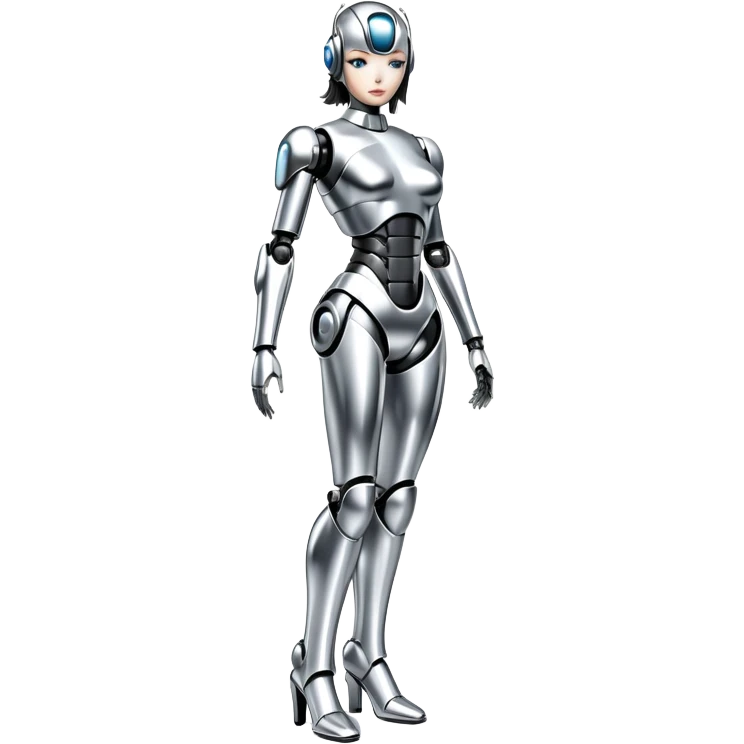 Sorayama sexy robot chrome glossy full sfw emoji