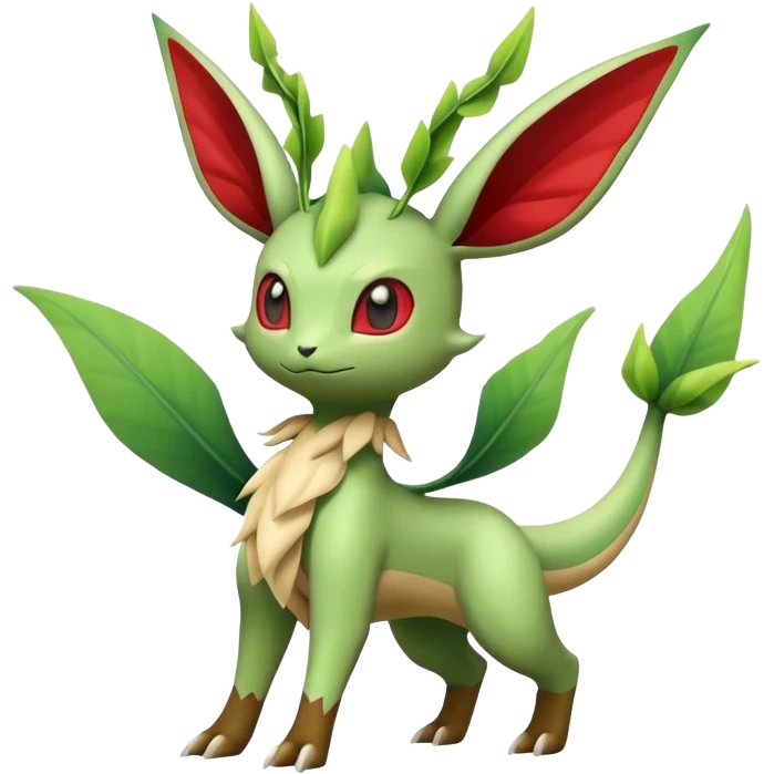 Leafeon-Flygon-Tropius full body emoji