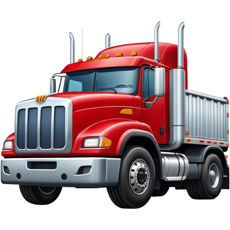 Semi truck emoji