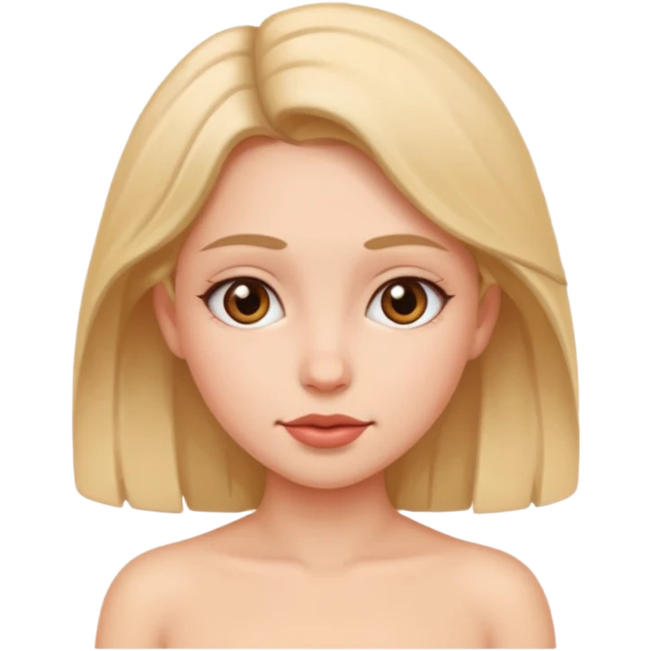 Girl without clothes  emoji
