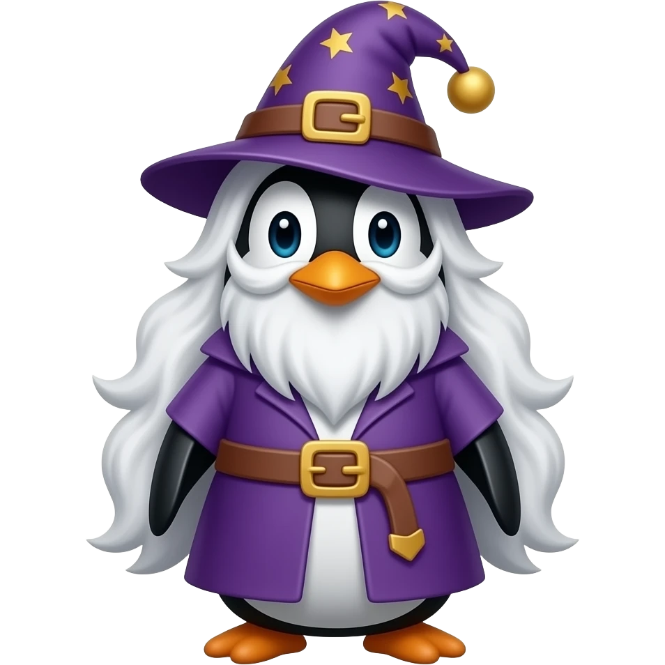 Penguin Wizard emoji