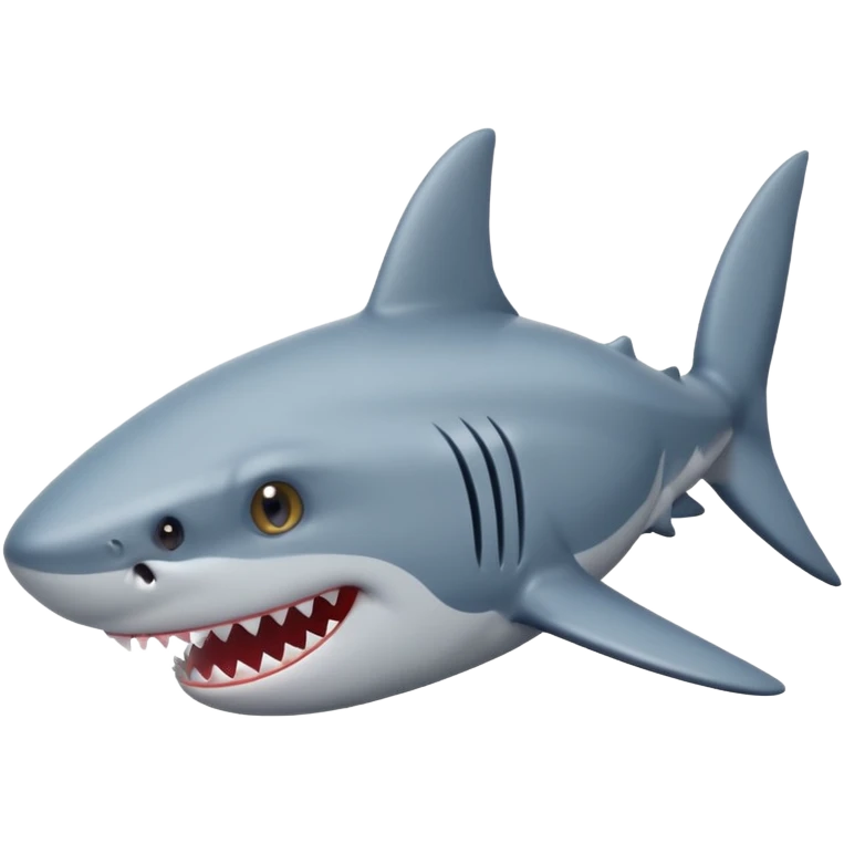 Shark with stars in the eyes emoji