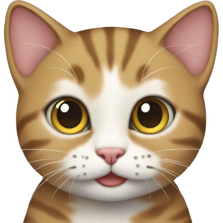 Purring cat emoji