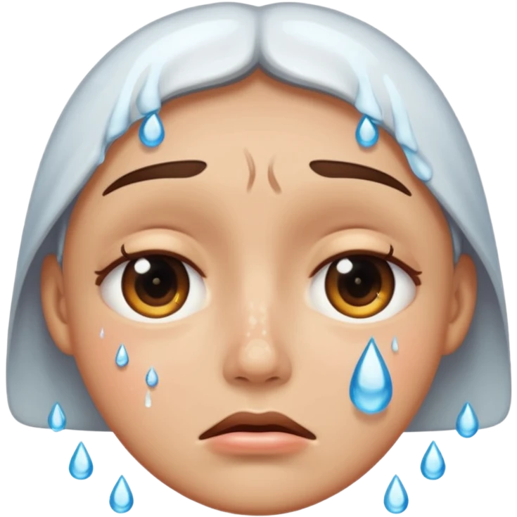 avec des larmes  emoji