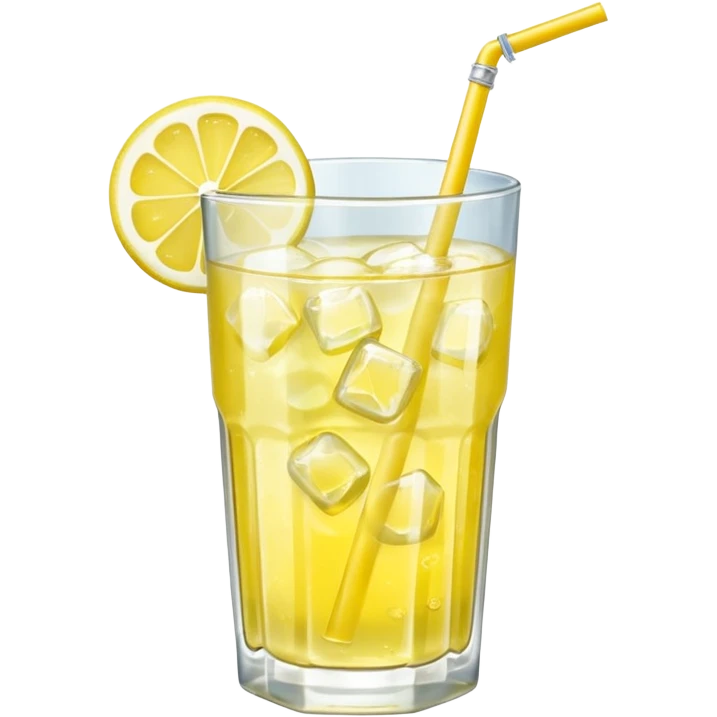 lemonade with ice emoji