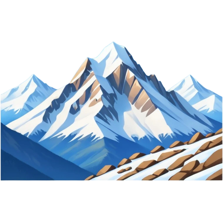 A beautiful mountain view emoji