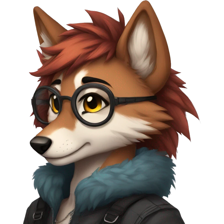 Edgy modern anthro furry by Falvie, LiLaiRa, AngieWolf emoji