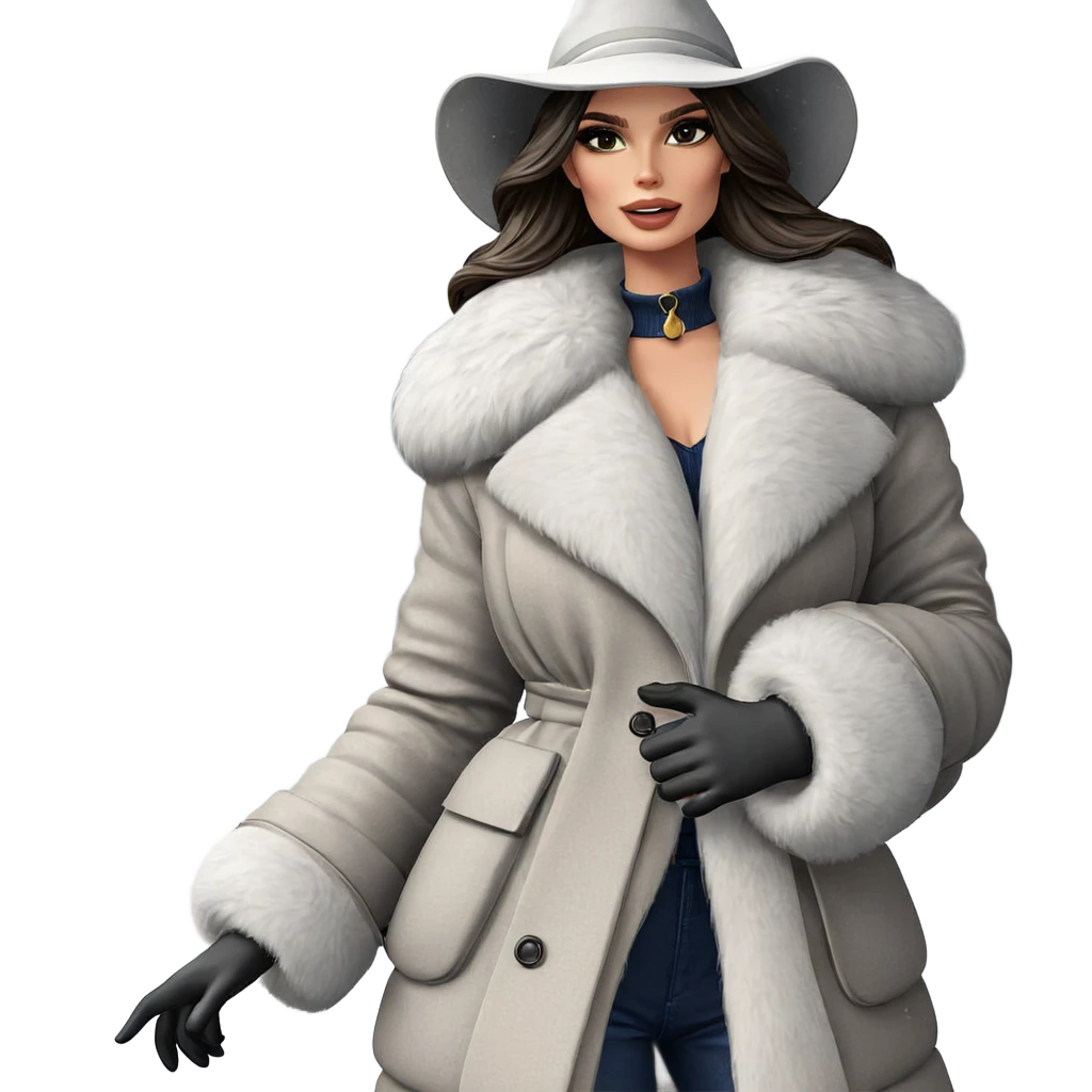 winter beauty in the snow emoji