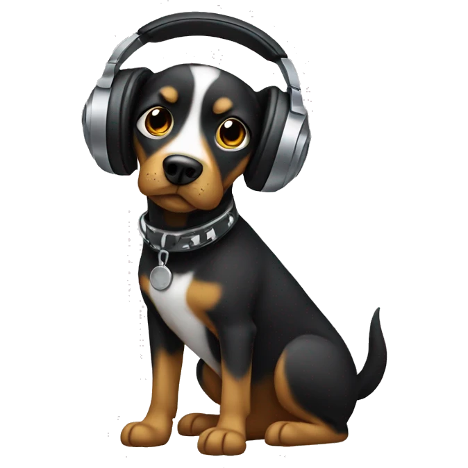 Dj dog emoji