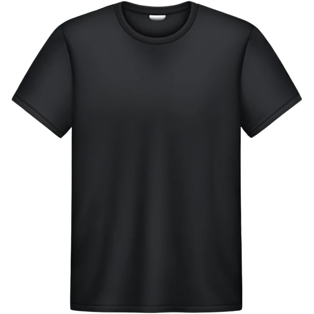 Black t shirt  emoji