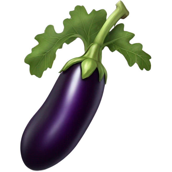 black eggplant emoji