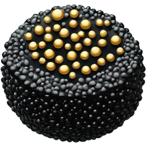 giant plate of caviar  emoji
