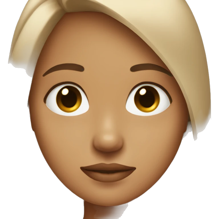 Light skin with weeve and and another girl with long light brown hair  emoji