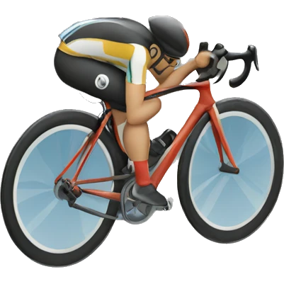 cyclist view from the top emoji