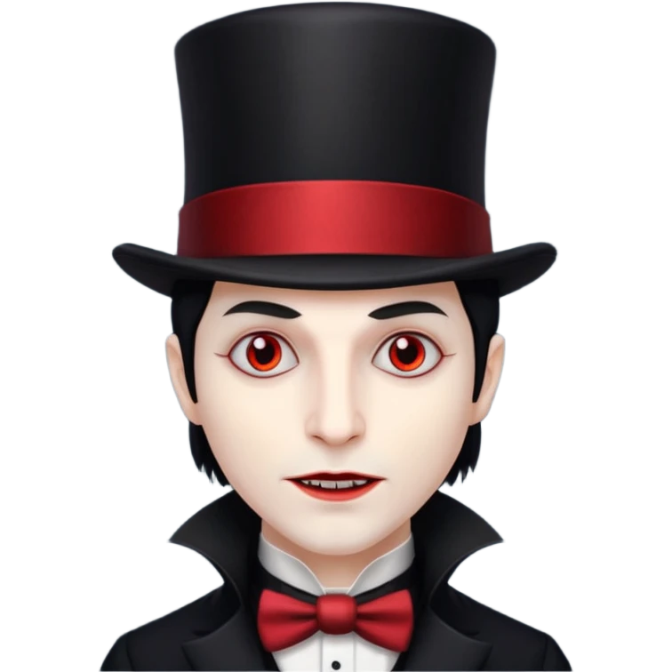 vampire with hat emoji