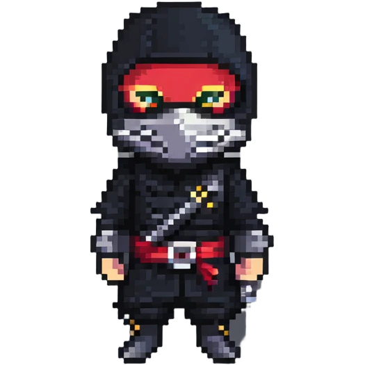 masked ninja emoji