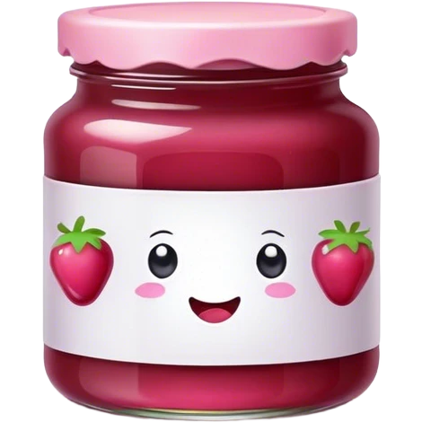Baby pink jar of jam emoji