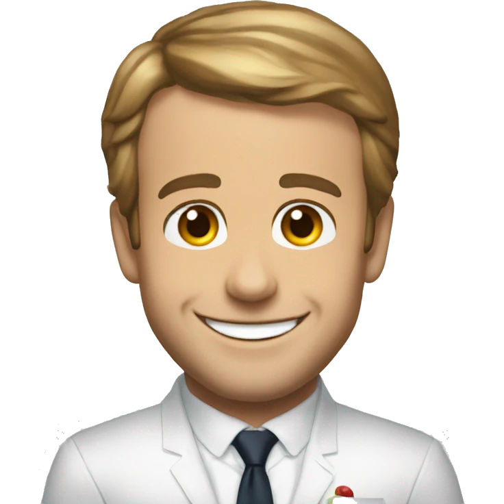 macron sourire emoji