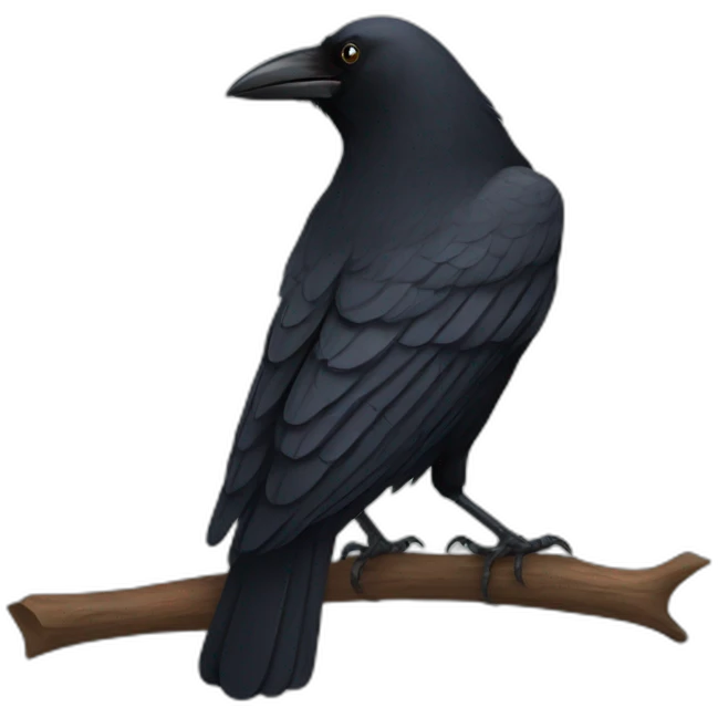 Crow emoji