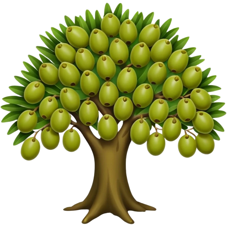 Árbol de aceitunas emoji
