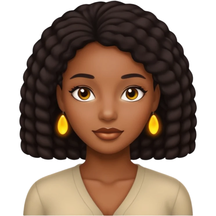 Black women aestetic emoji