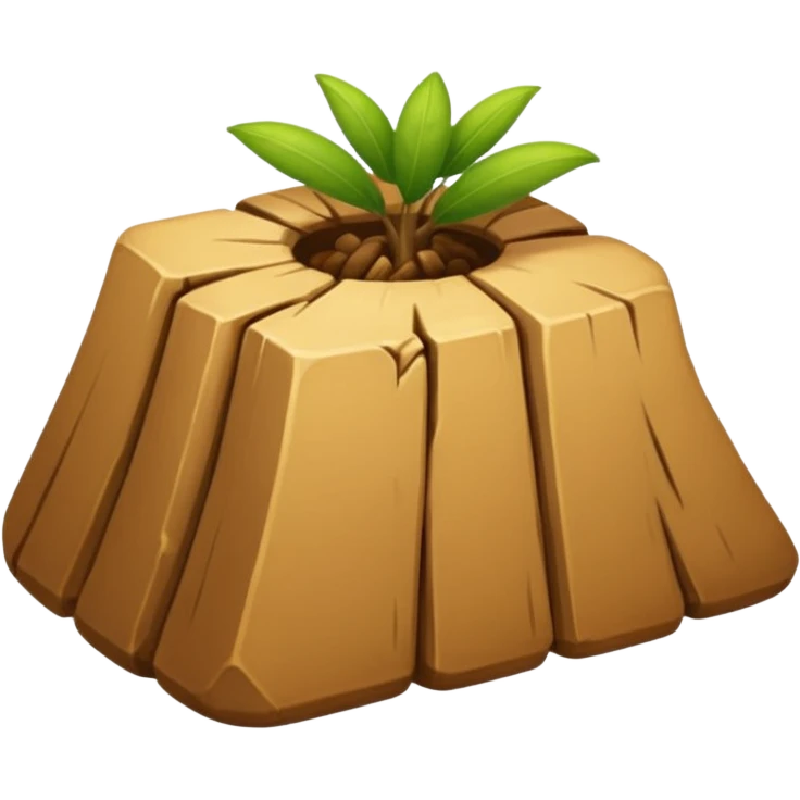 blocco di arenaria, si vedono bene gli strati emoji