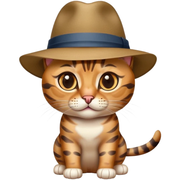bengal cat gangster emoji